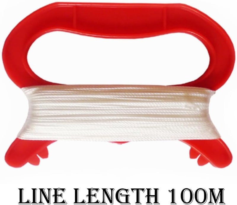 SquEqu 2 Pack Kite String Winder 100 Meter / 40 inch Cord with D Shape Handle Winding Reel Grip Spool Line Board Plate for Flying Kites Outdoor Kids Adults Boys Girls Game - Image 2